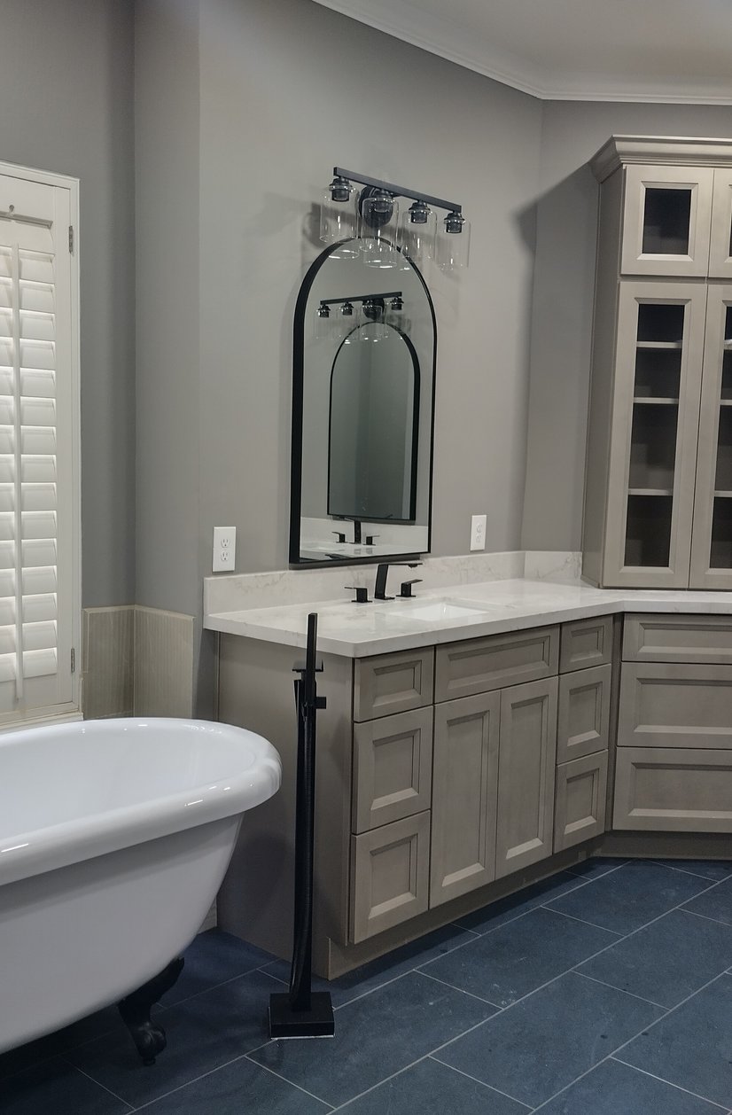 bathroom project finished